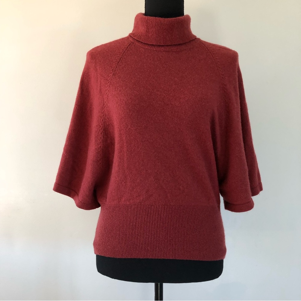 Women’s InWear IrisW Turtleneck pullover brick red size XS